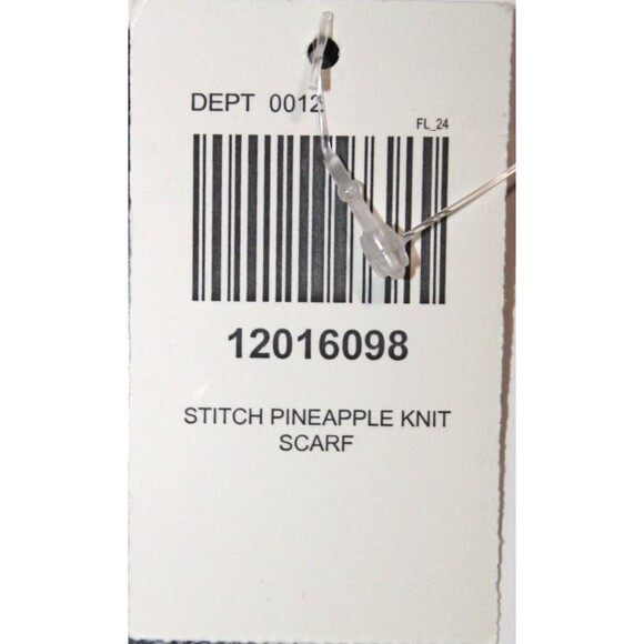 Disney Stitch Pineapple Knit Scarf Hot Topic Exclusive  One Size Collaboration - Picture 9 of 11